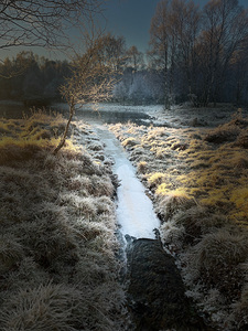 Winters Landscape in the Scottish Highlands